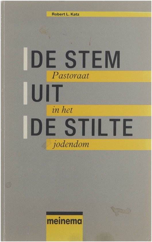 De stem uit de stilte : pastoraat in het jodendom