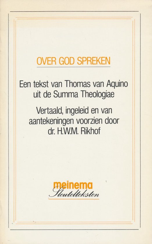 Over God spreken