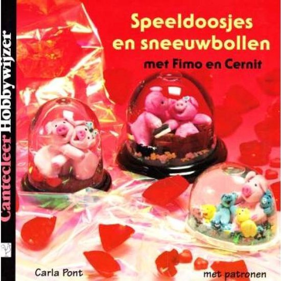 Speeldoosjes en sneeuwbollen met Fimo en Cernit