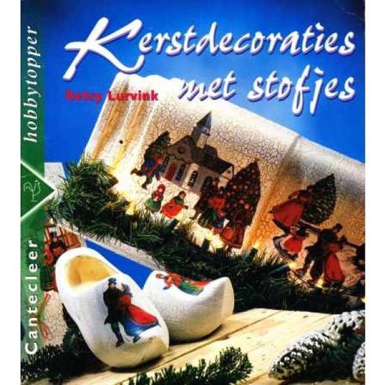 Kerstdecoraties met stofjes