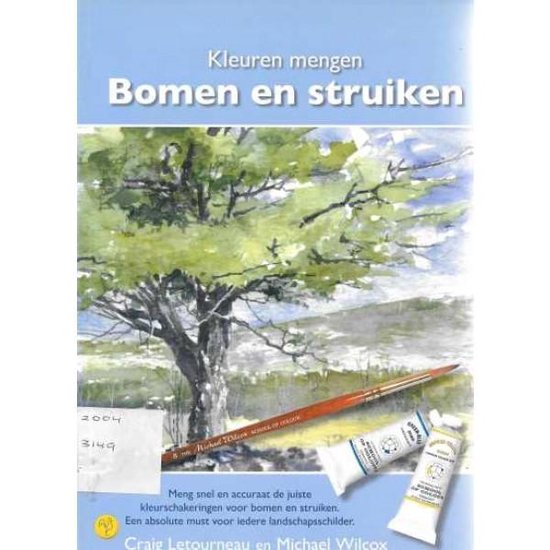 Kleuren mengen bomen en struiken