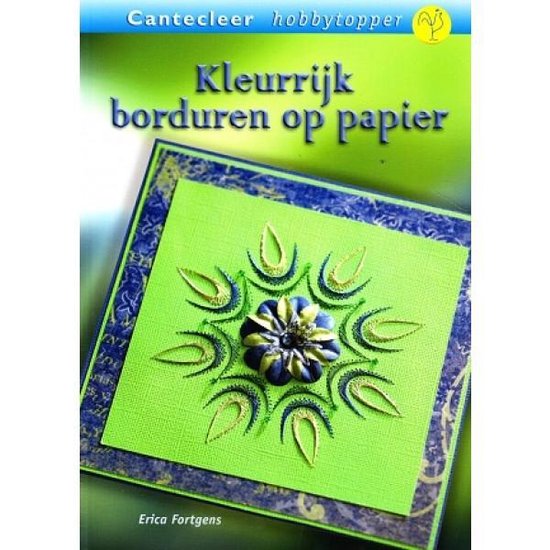 Kleurrijk borduren op papier