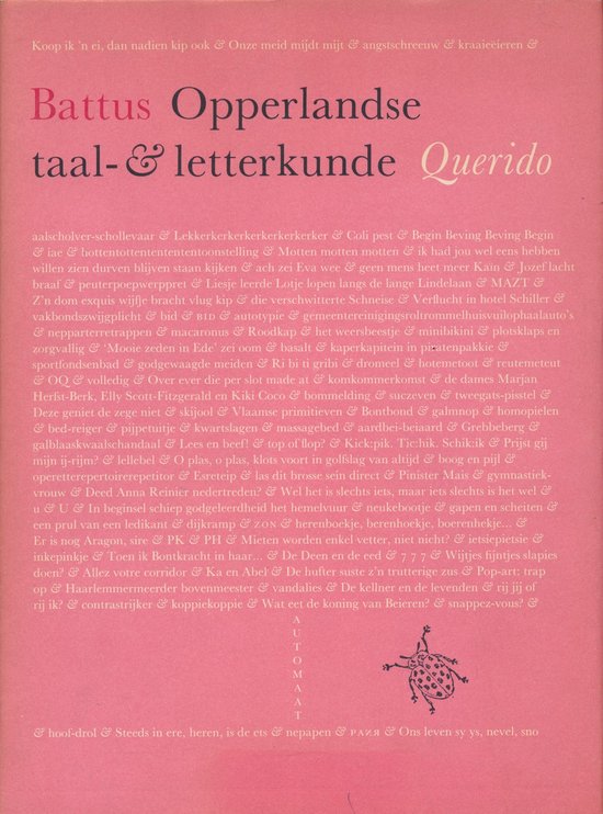 Opperlandse taal- & letterkunde