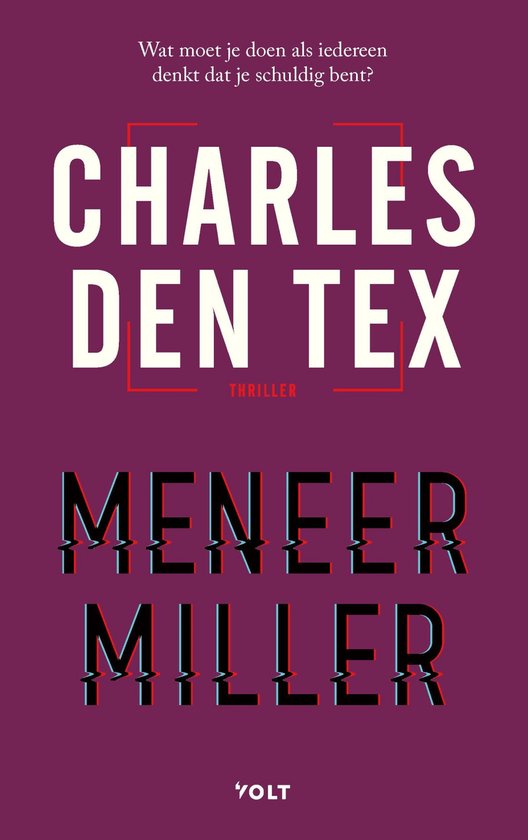 Bellicher-trilogie 1 - Meneer Miller