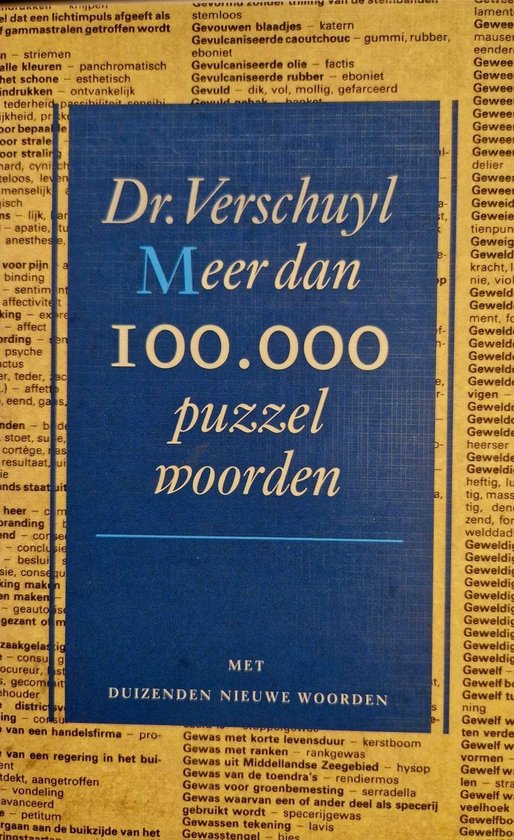 Meer dan 100.000 puzzelwoorden