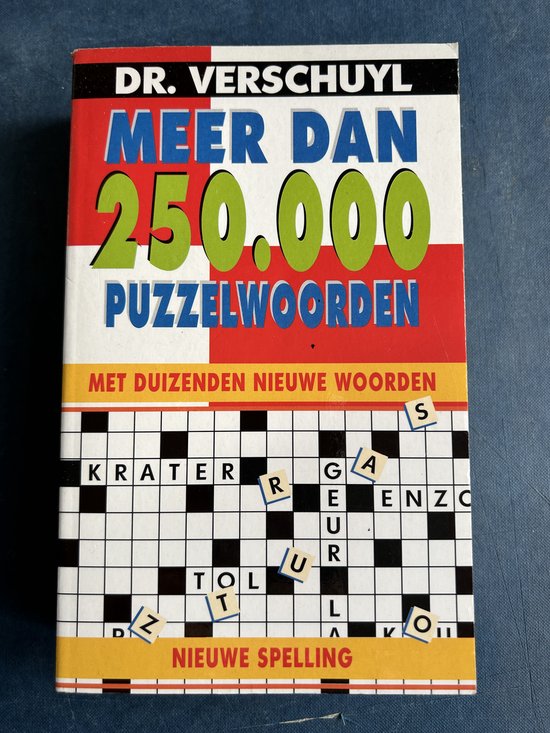 DR VERSCHUYL MEER DAN 250.000 PUZZELWOORDEN