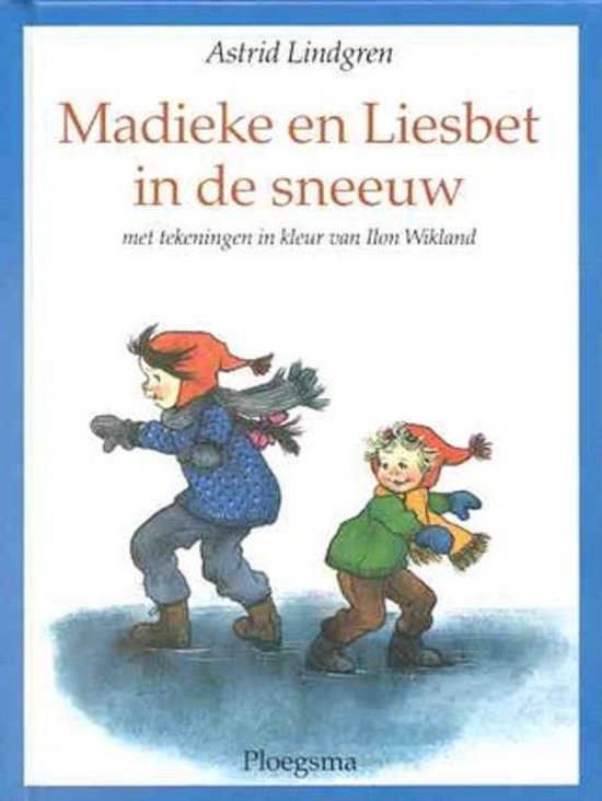 Madieke en liesbet in de sneeuw