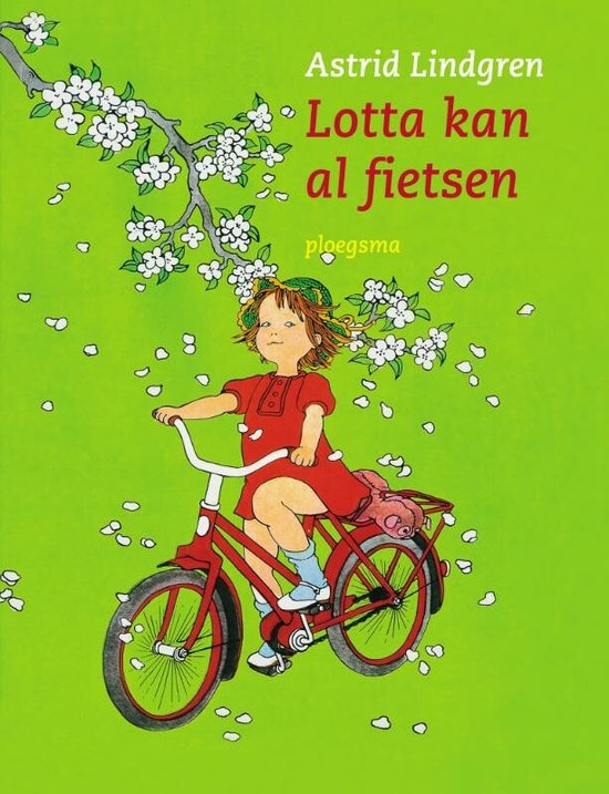 Lotta kan al fietsen