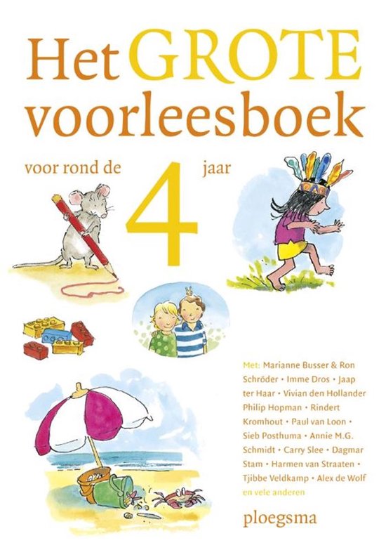 Het grote voorleesboek voor rond de 4 jaar