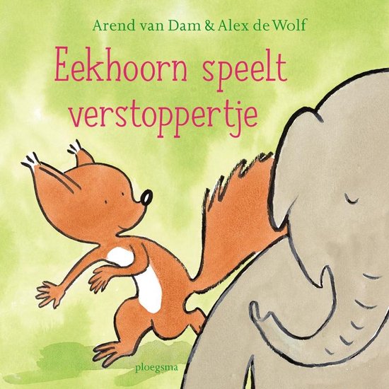 Eekhoorn - Eekhoorn speelt verstoppertje