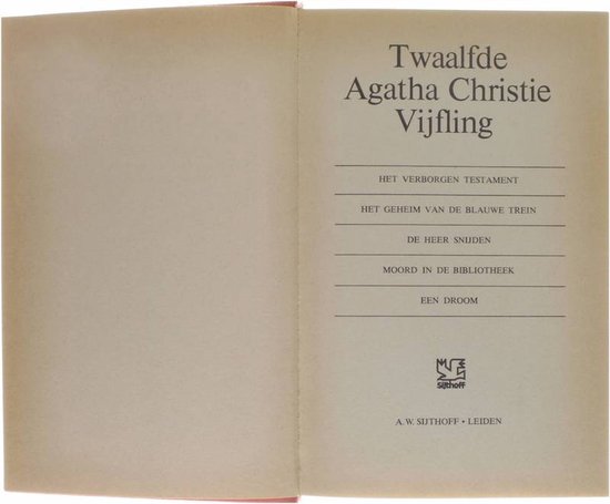 Twaalfde agatha cristie vyfling