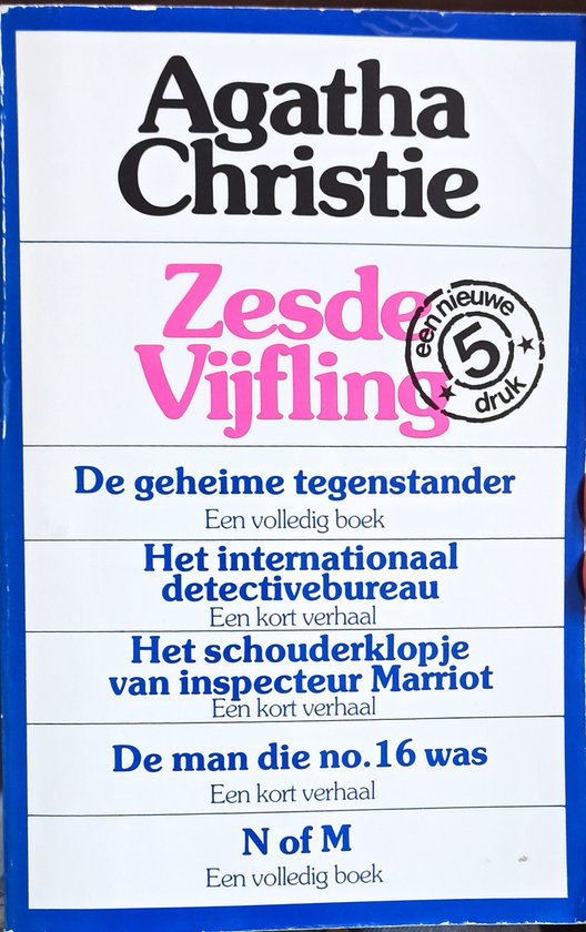 Zesde vijfling Agatha Christie