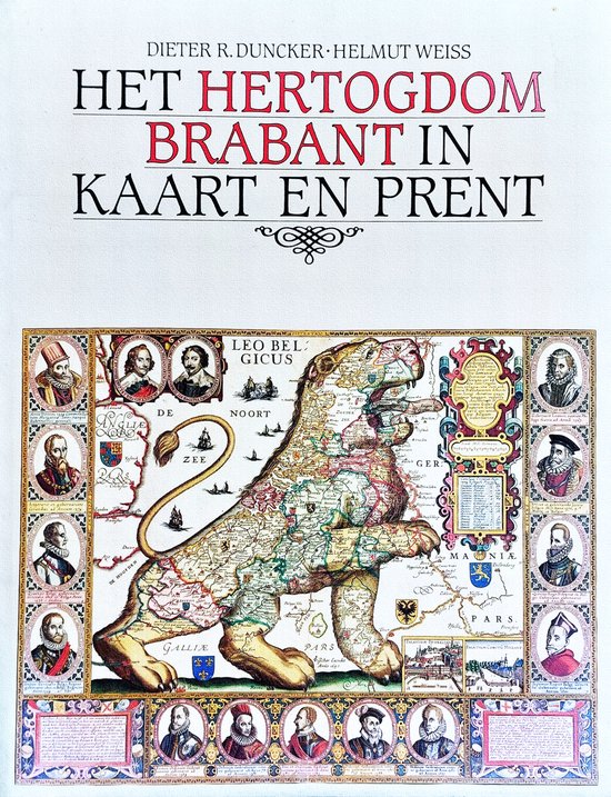 Hertogdom brabant in kaart en prent