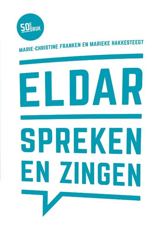 Eldar, spreken en zingen