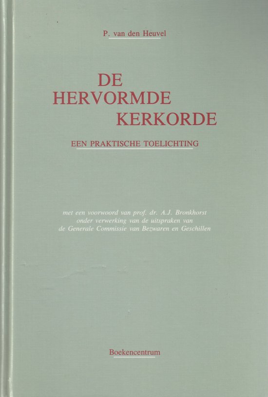 De hervormde kerkorde