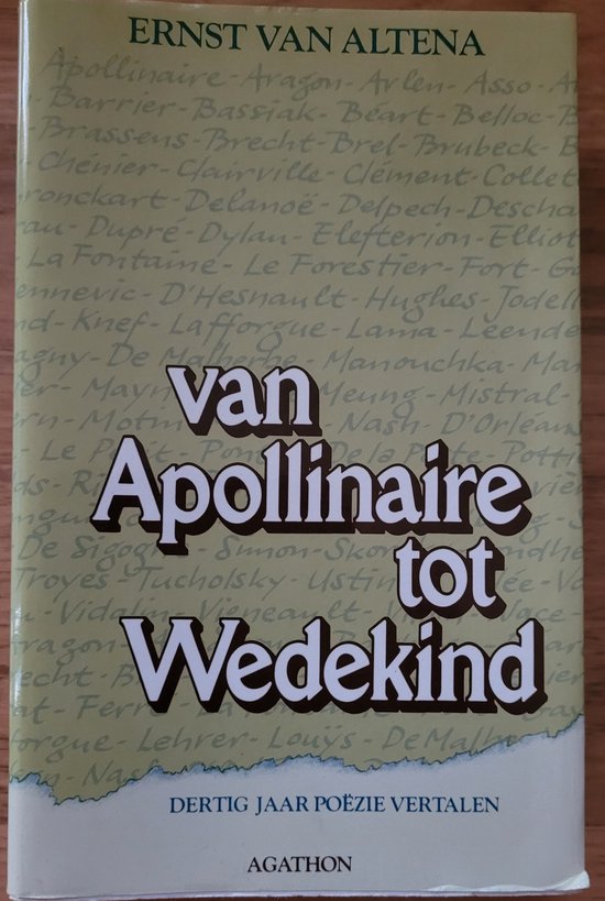 Van Apollinaire tot Wedekind