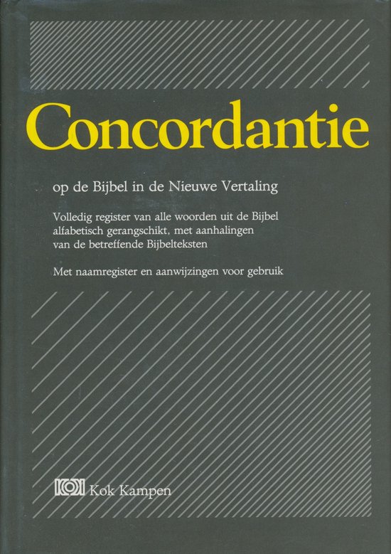 Concordantie op de Bijbel in de nieuwe vertaling van het Nederlands Bijbelgenootschap