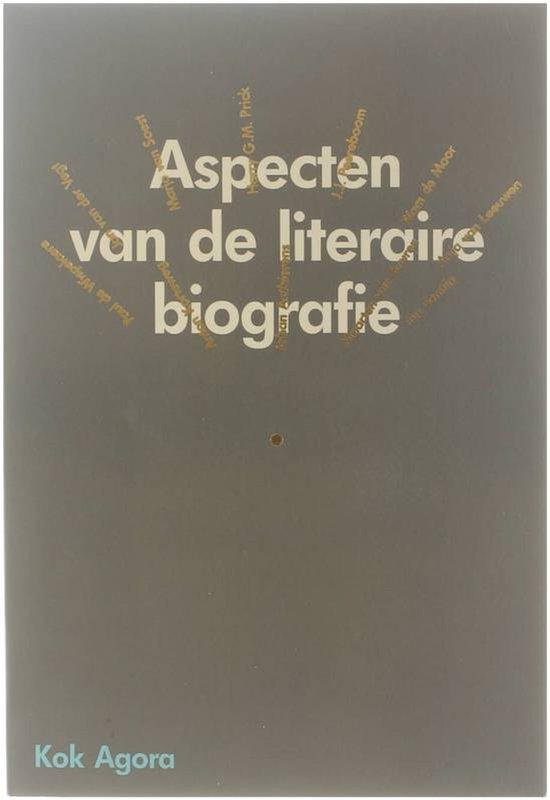 Aspecten van de literaire biografie