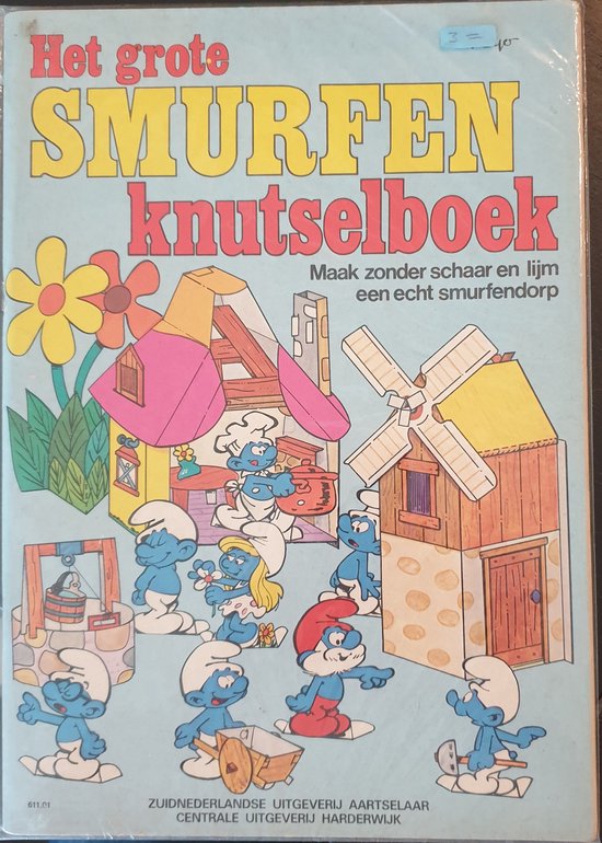 Grote smurfen knutselboek