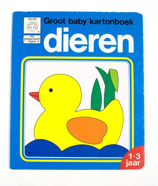 Groot baby kartonboek dieren