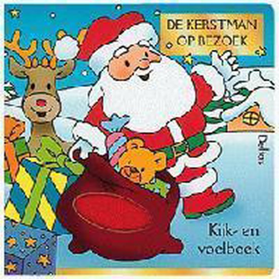 Kijk- en voelboek - de kerstman op bezoek