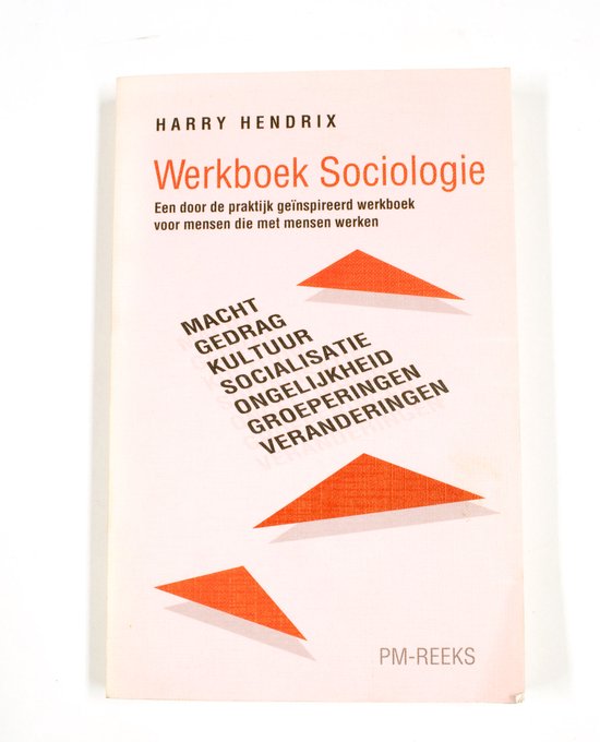 WERKBOEK SOCIOLOGIE