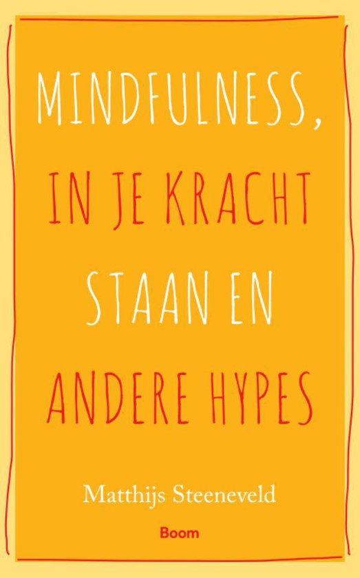 Mindfulness, in je kracht staan en andere hypes // Matthijs Steenveld // kernachtig 30 pagina's tellend boekje