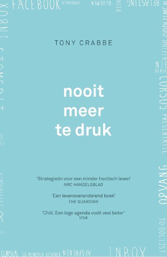 Nooit meer te druk