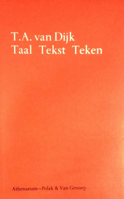 Taal tekst teken