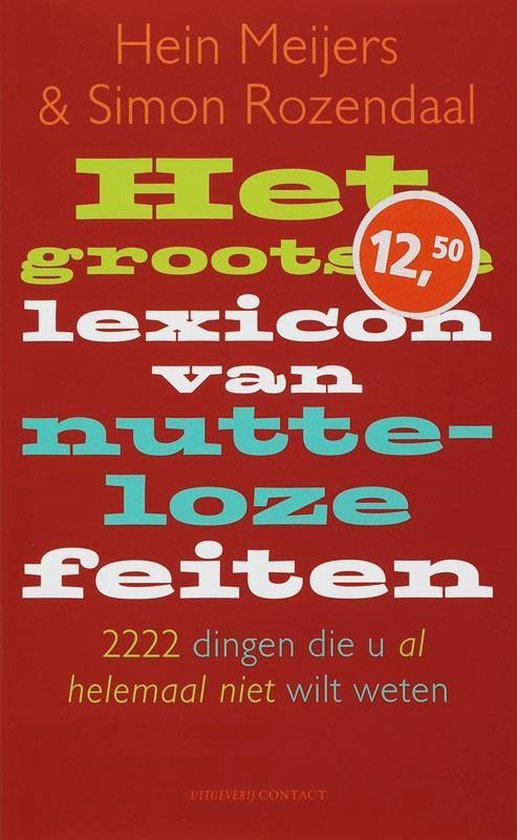 Het Grootste Lexicon Van Nutteloze Feiten