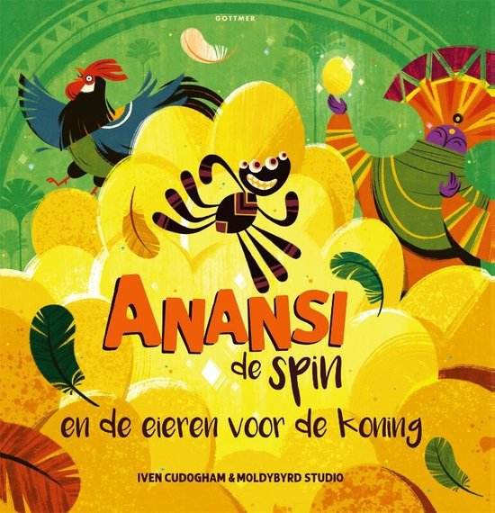 Anansi de spin - Anansi de spin en de eieren voor de koning