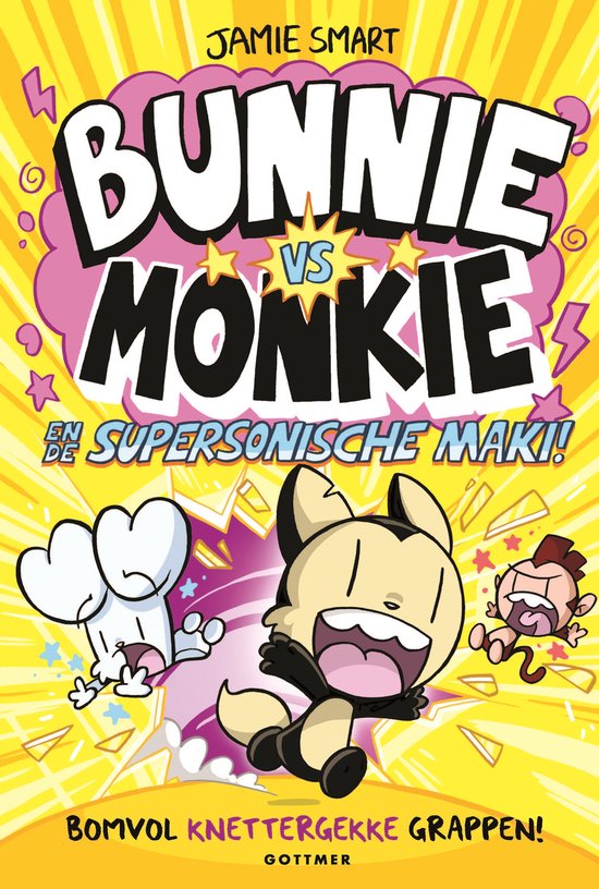 Bunnie vs Monkie 4 - Bunnie vs Monkie en de supersonische maki!