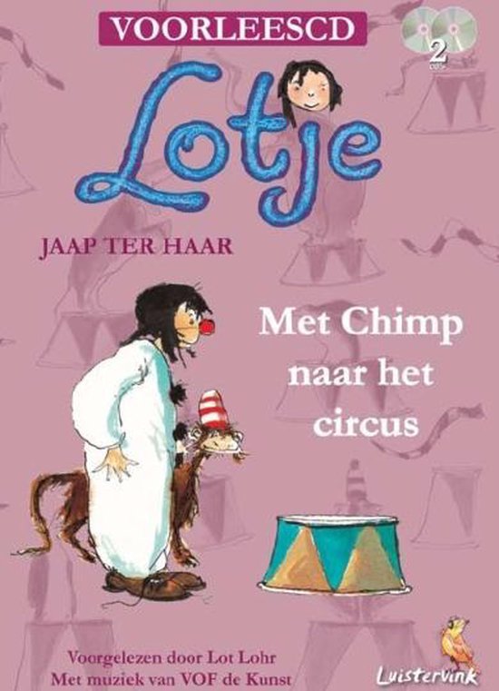 Lotje, met Chimp naar het circus.