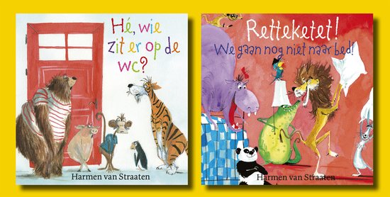 Grappige en ondeugende rijmprentenboeken - Uitdeelboekjes - Retteketet & Hé, wie zit er op de wc?