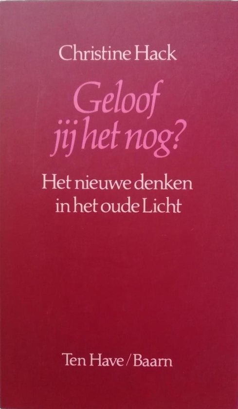 Geloof jij het nog ?