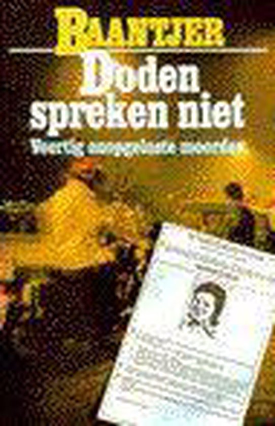 Fontein paperback Doden spreken niet