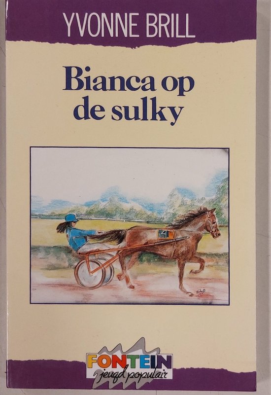 Bianca op de sulky