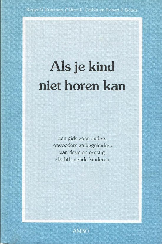 Als je kind niet horen kan