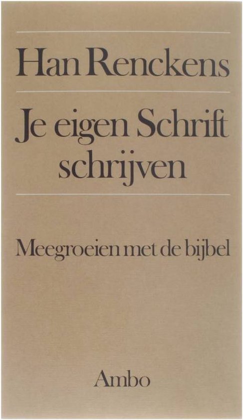 Je eigen schrift schrijven - meegroeien met de bijbel