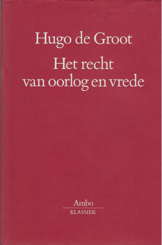 Het recht van oorlog en vrede