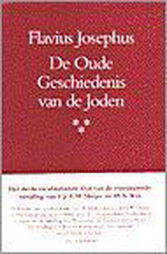 Oude Geschiedenis Van De Joden Iii