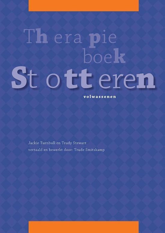 Therapieboek Stotteren Volwassenen