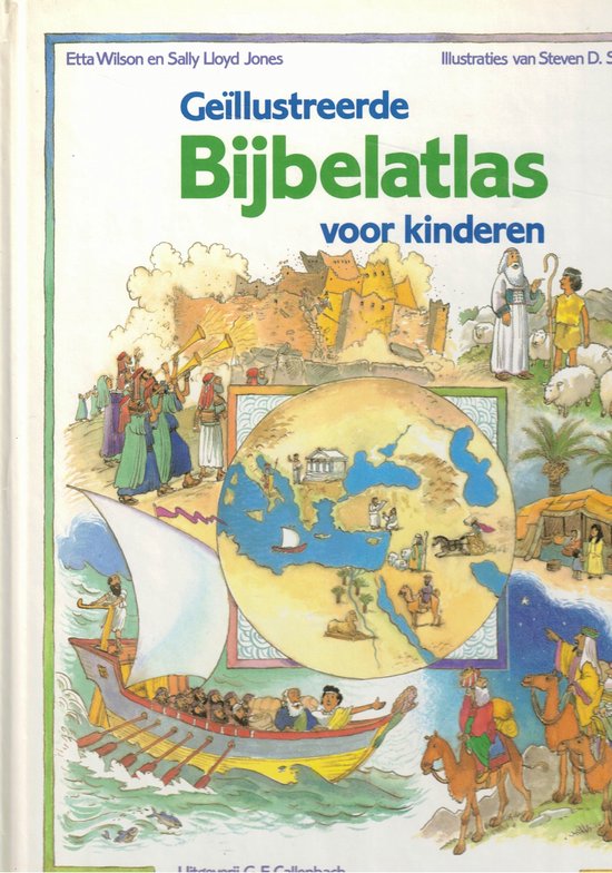 Geïllustreerde bijbelatlas voor kinderen