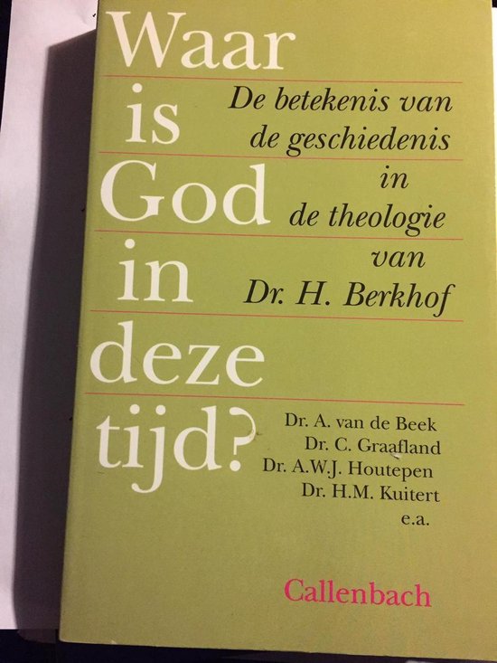 Waar is God in deze tijd?