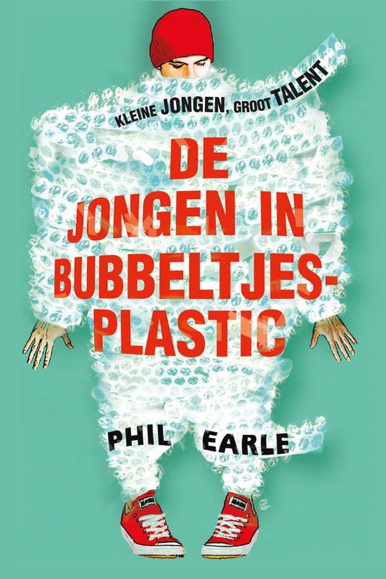 De jongen in bubbeltjes plastic