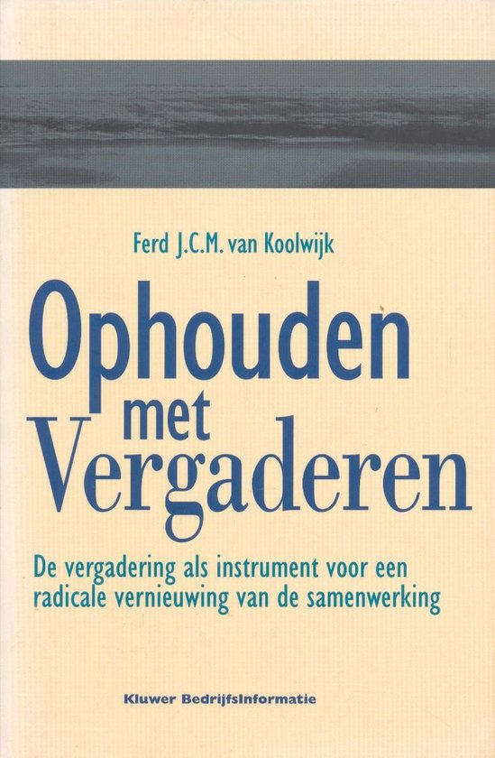 Ophouden Met Vergaderen