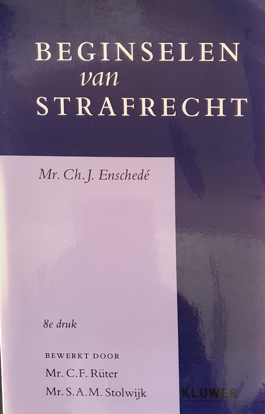 Beginselen van strafrecht