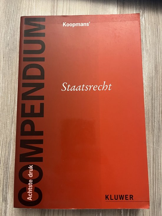 Compendium van het staatsrecht