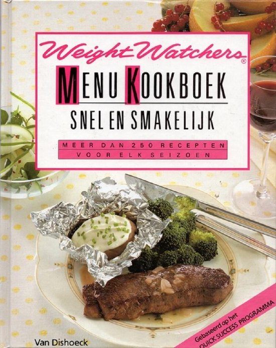 Menu kookboek, snel en smakelijk