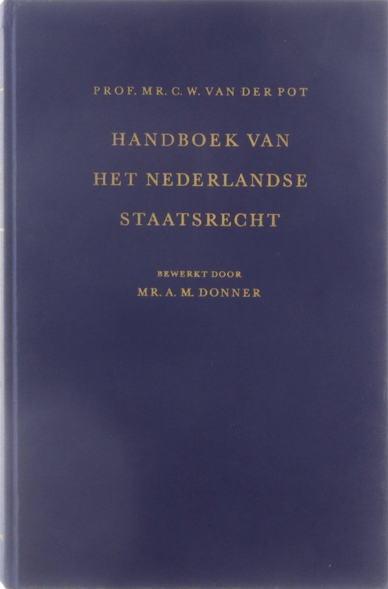 Handboek van het Nederlandse staatsrecht